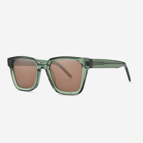 Square bevel Acetate Women and Men Sunglasses21A8026